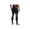 Under Armour Color Block Training Compression Fitness Pants Men Bottoms Black 1371083-001