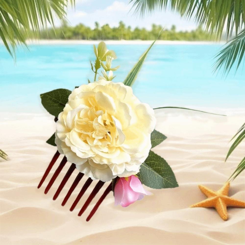 Bohemian Flower Hairpin Hair Clip Wedding Bride Accessories Sweet Flower Hair Comb Thailand