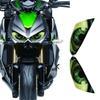 For 2014-2016 Kawasaki Z1000 Headlight Sticker Headlamp Decor Green Eye Decal X2