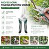 Stainless Steel Pruning Shears Non-Slip Handle Branch Pruner Garden Scissors  Tree Branch Pruning