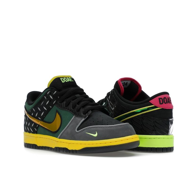 Nike Dunk Low What the Duck - University of Oregon Home PE Men Sneakers Multi-Color Black Apple-Green HV1454-001