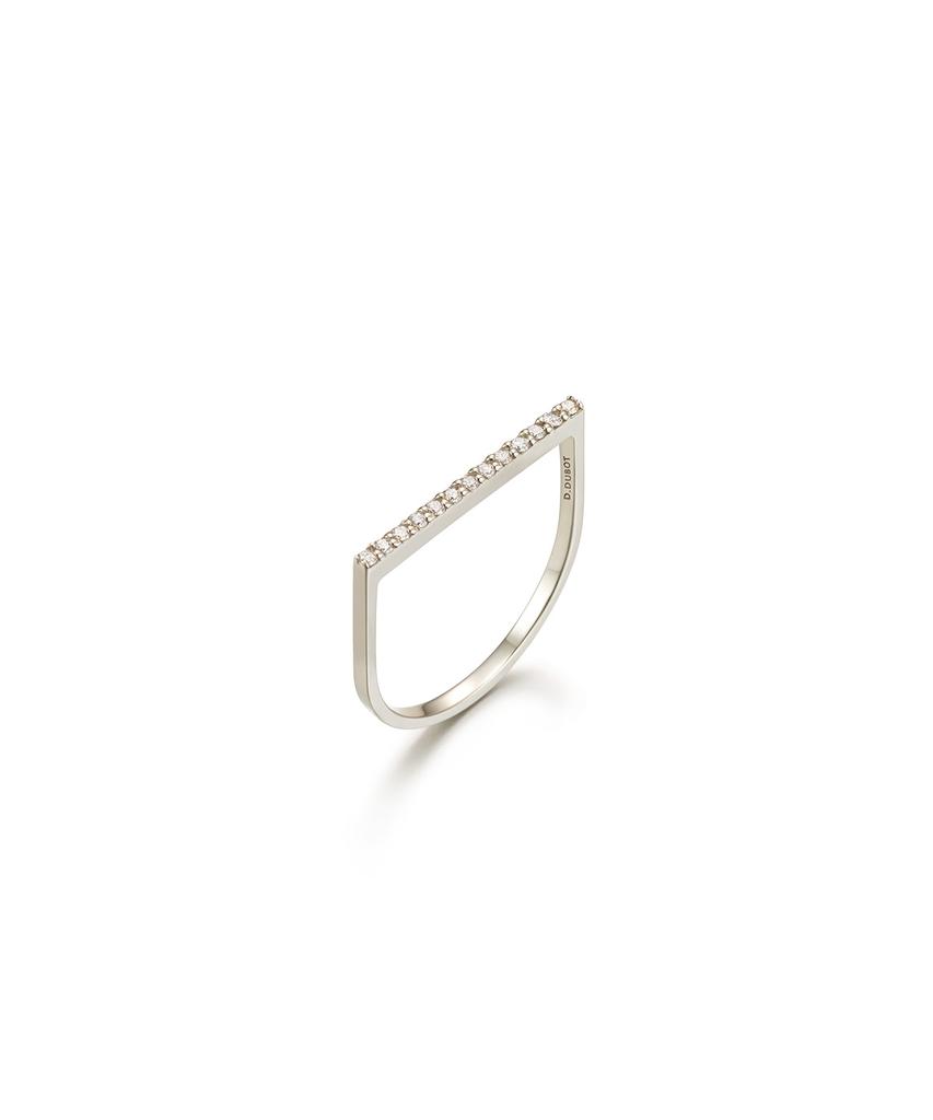 Didier Dubot Signature D Diamond 10K Gold Ring Jdrrrpf214S