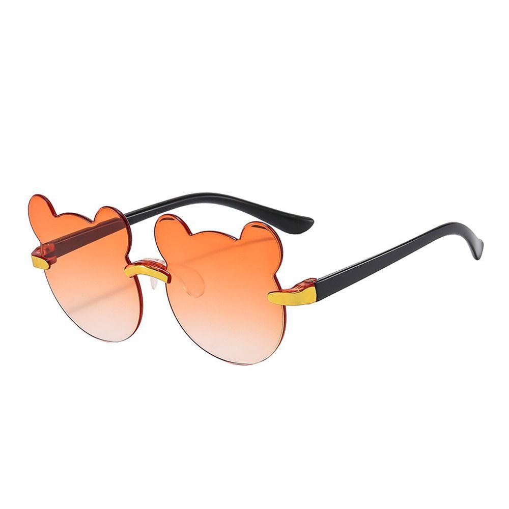 UV385 Детские солнцезащитные очки без оправы, уличные очки, милые детские солнцезащитные очки для мальчиков и девочек