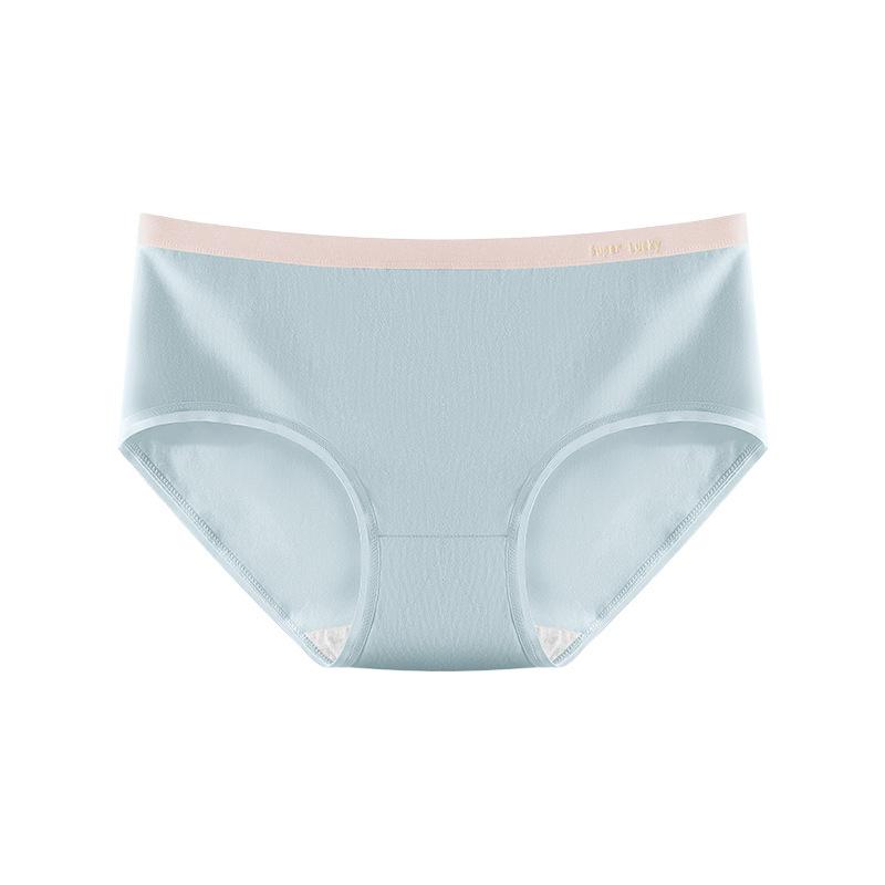 Panties Women's Mid-waist Seamless Letter-trimmed Women's Briefs