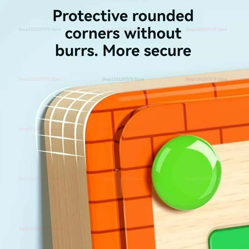 НОВЫЙ Детский Магнитный Лабиринт с Шариком STEM Игрушка для Дошкольников 3-4 лет Развитие Моторики Раннее Обучение Головоломка Интерактивные Обучающие Игрушки