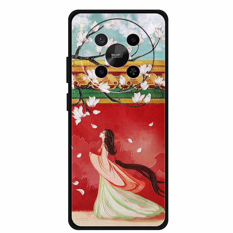 For ZTE Blade V70 Max Case 3D Blossom Emboss Soft Silicone Phone Cover for Nubia V70 Max Cases Relief Flower Shell New V 70 Max