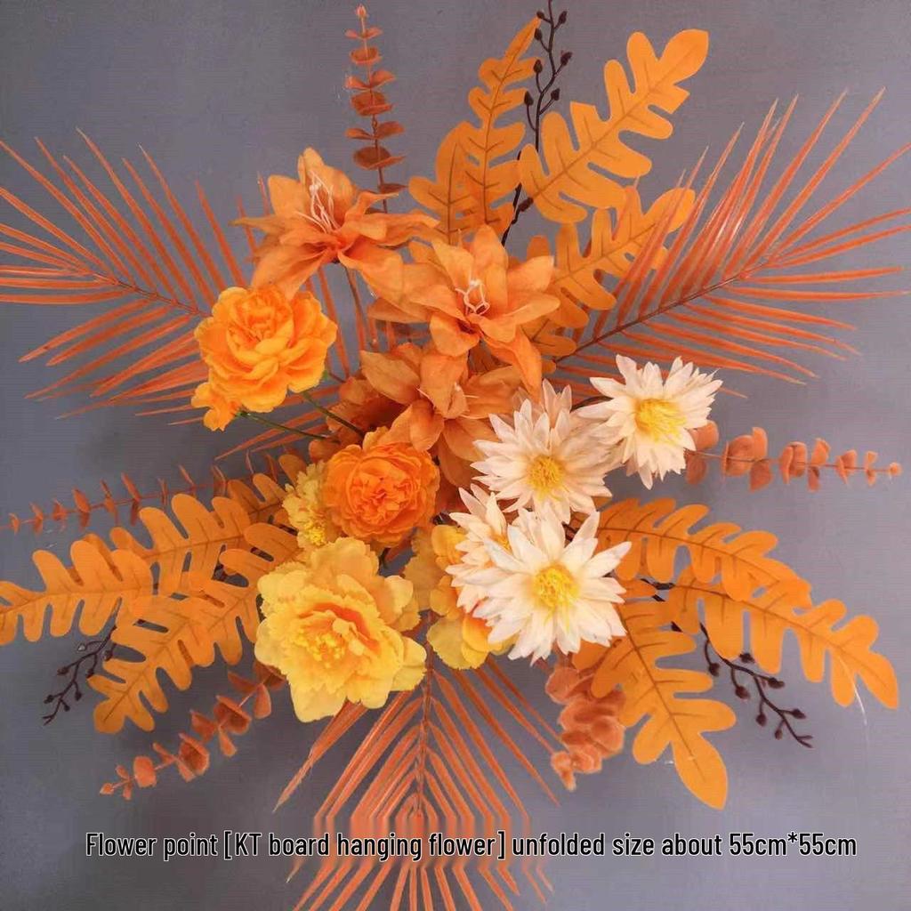 Большой набор для украшения свадебной дорожки и Т-сцены из шелковых цветов