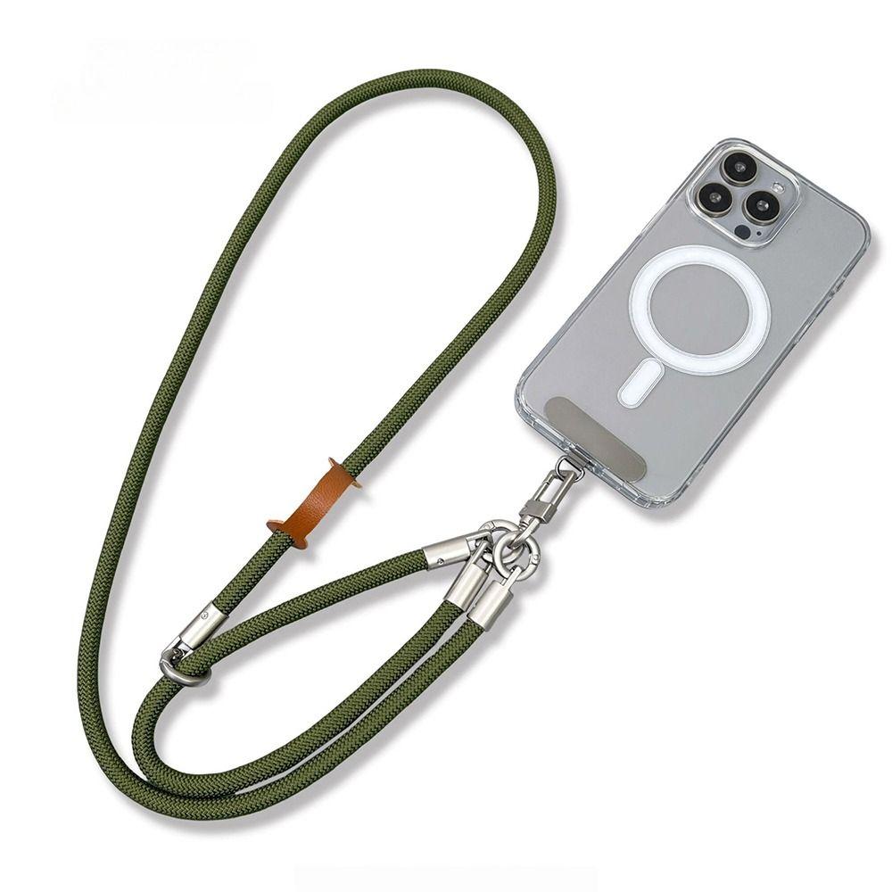 Adjustable Mobile Phone Anti-lost Rope 8mm Thick Long Chain Neck Straps Phone Strap Travel Use