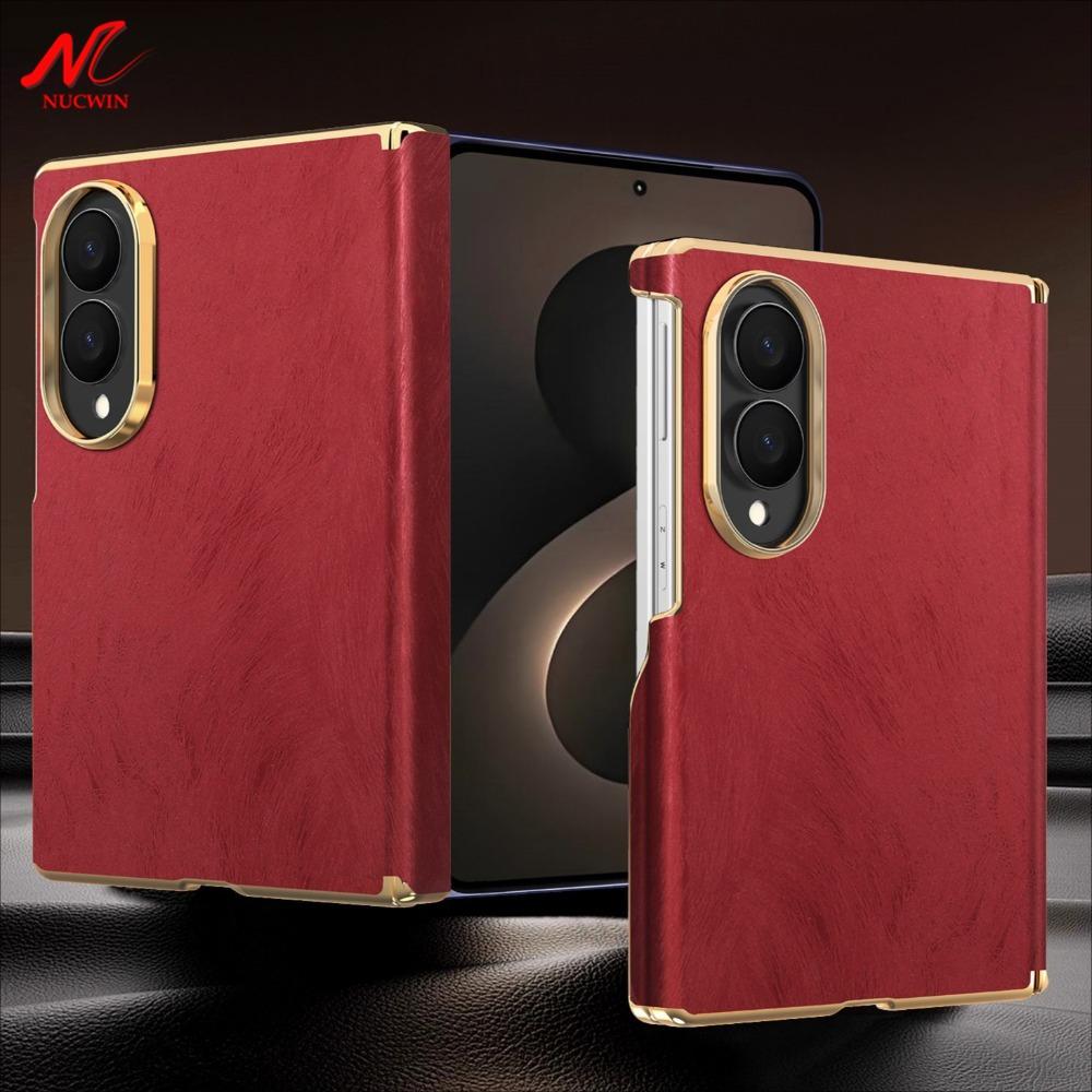 Luxury Velvet Texture for Magsafe Case for Samsung Galaxy Z Fold 8 Ultra Fold8 7 6 Dual-Axis Magnetic Hinge Camera Protect Cover