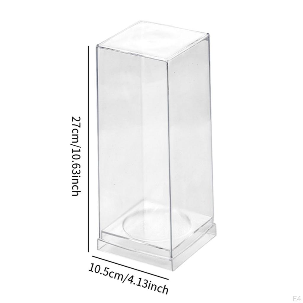 Прозрачная витрина для ликера Пылезащитный ящик для хранения бутылок Защита для дня рождения