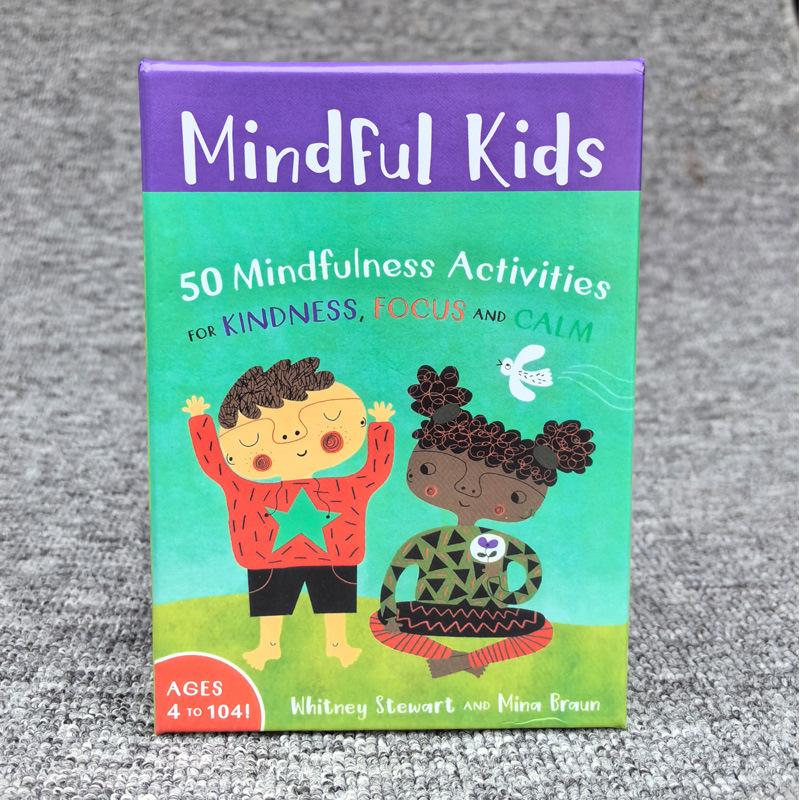 Mindful Kids 50 активностей осознанности для доброты Карточная настольная игра