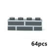 DIY Building Blocks Wall & Figure Bricks - 1x2 1x3 1x4 Thick Dots Educational Creative Toys Compatible with 98283