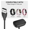 2 Pack for Fitbit Charge 5 / Charge 6 / Luxe USB Smartwatch Charger Replacement Charger