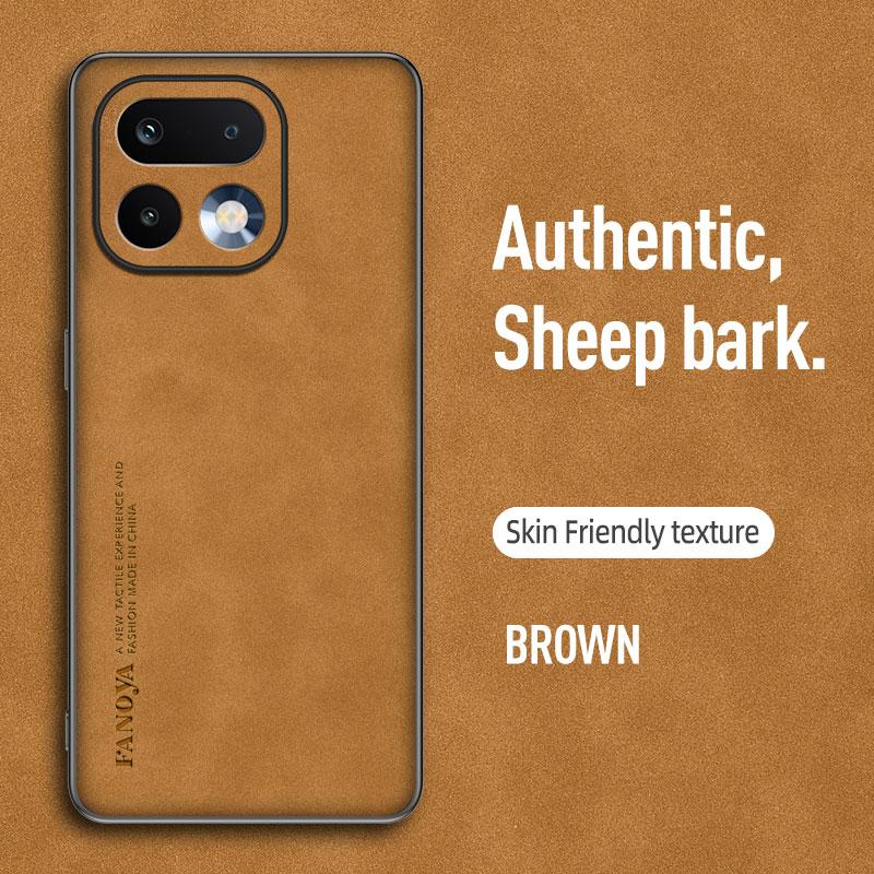 Retro Leather Skin Feel Case For Realme 16 Pro Plus Realme16Pro+ Shockproof Matte Silicone Soft Case Cover