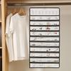 Large Capacity Jewelry Storage Bag Foldable Jewelry Display Holder Hanging Storage Bag  Home Use