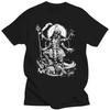 Round Neck Cotton Black Top High Quality Fashion Hindu God Kali Men's T-Shirt Summer Fashion Short Sleeve T-Shirt Streetwear