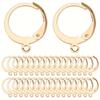 1 Box 18/48/90Pcs Earring Findings Kit Leverback Earring Hooks Hypoallergenic Huggie Lever Back Ear Wires for Jewelry Making Kit