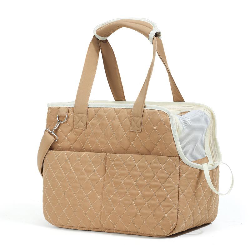 Portable Pet Carrier for Outdoor Use, Single‑Shoulder, Hand‑held & Crossbody, Warm & Lightweight, for Cats and Dogs