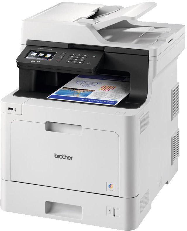 Imprimante Multifonction 3-en-1 BROTHER DCP-L8410CDW - Laser - Couleur - Réseau Wifi - A4