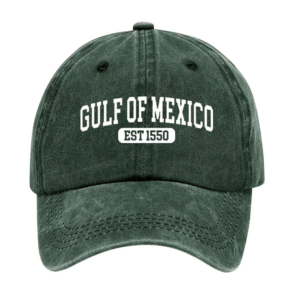 Кепка бейсболка Винтажная кепка для гольфа Папина кепка из стираного хлопка Кепка тракер Регулируемая спортивная солнцезащитная шляпа Мужская Женская кепка