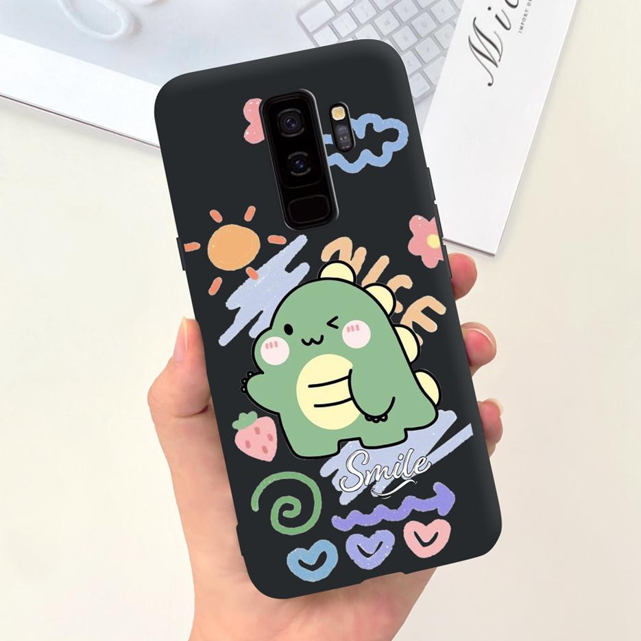 Чехол для Samsung Galaxy S9 Plus Милый мультяшный динозавр Мягкий силиконовый чехол для телефона Для Samsung S9 Plus S9+ GalaxyS9 Задняя крышка