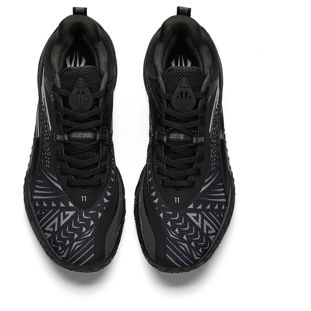 Anta KAI 1 TEAM Низкие Баскетбольные Кроссовки Мужские Черно-Серые Сникеры