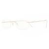 SmartBuy Collection Мужские безободковые прямоугольные золотые очки Ttgv01