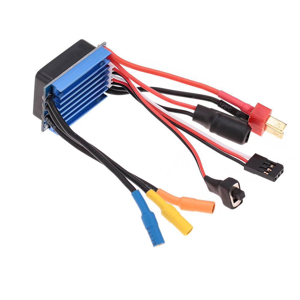 2430 7200KV 4P алюминиевый сплав бесщеточный бессенсорный двигатель с 25A бесщеточным ESC (Электрический регулятор скорости) для RC Car Truck