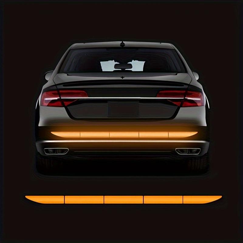 Автомобильная наклейка Светоотражающая предупреждающая защитная лента Предупреждение о столкновении Светоотражающая наклейка для багажника автомобиля Внешние аксессуары