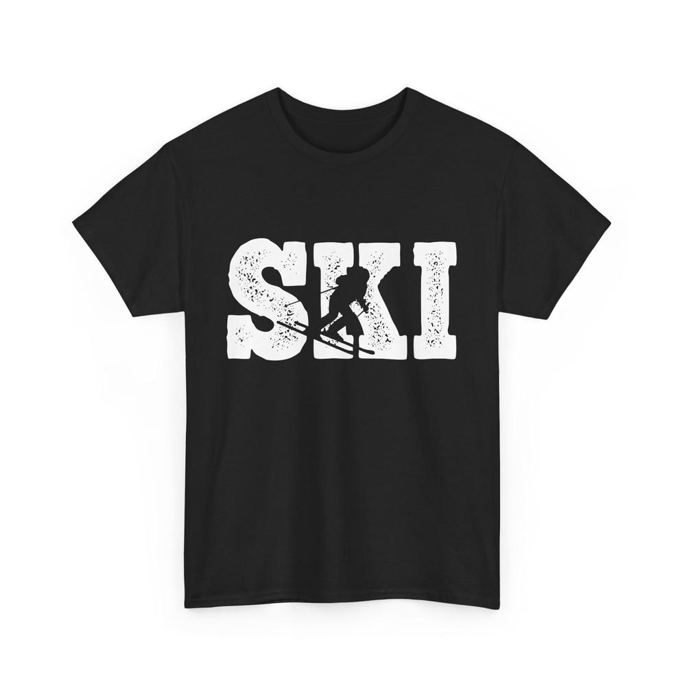 Ski Shirt, Skiing Lovers Winter Sports Fans Skier Women Men Vintage Shirt