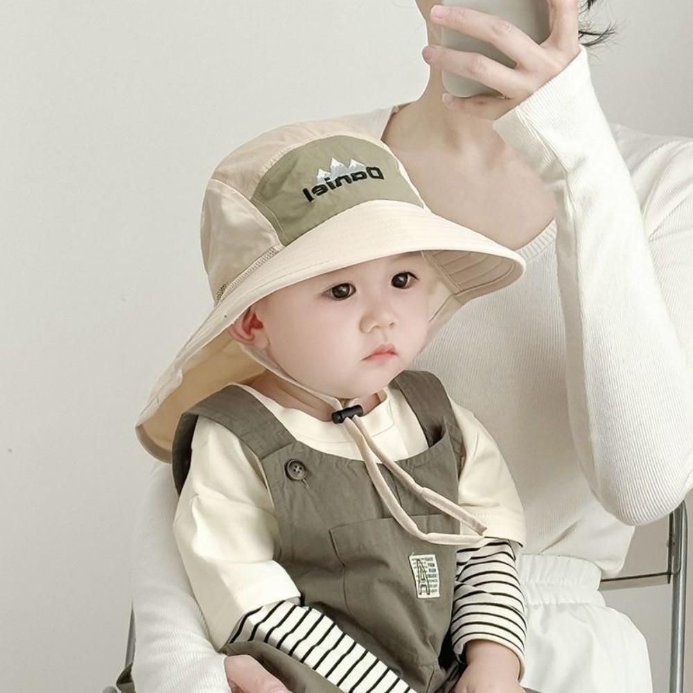 Wide Brim Jungle Hiking Cap Neck Cover Sun Protected Cap New Outdoor Sports Hat for Boys Girls