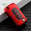 Для Peugeot 107 207 307 308 407 607 206 4007 3008 5008 для Citroen C2 C3 C4 C5 C6 C8 2/3 кнопки ТПУ Чехол для ключа дистанционного управления автомобиля