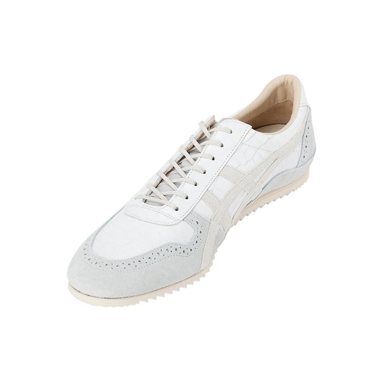 ONITSUKA TIGER Ultimate Trainer Удобная амортизация Нескользящие Прочные Низкие Повседневные Кроссовки Мужские кроссовки Белые D8E0L-0101