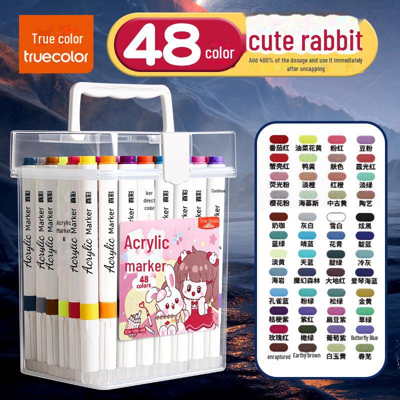 Нетоксичные акварельные маркеры: Ручки True Color Art для детского сада, наборные акриловые кисти