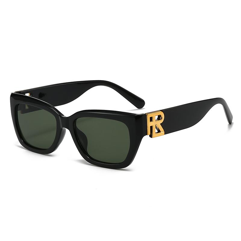 1pcs European Men's and Women's Cat Eye Frame Fashion Sunglasses for Summer Sunshade, Sunscreen, UV Protection, Lightweight Glas