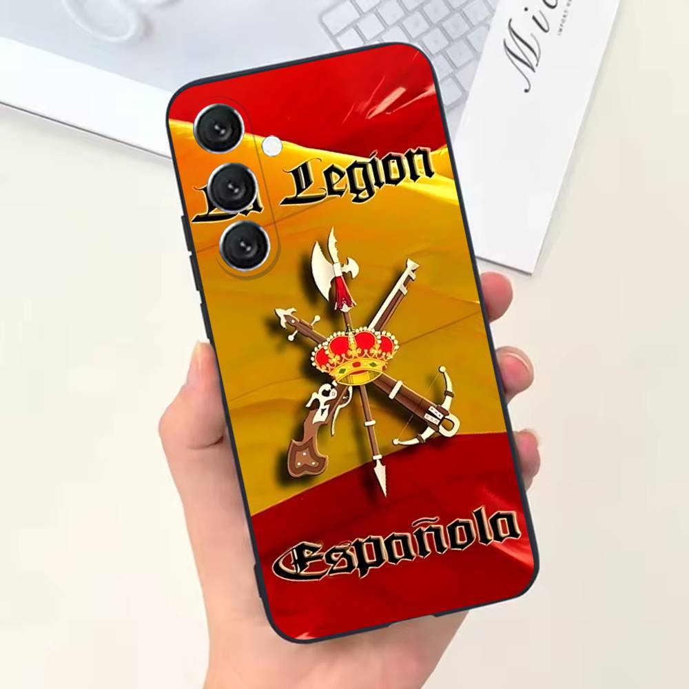 Чехол для телефона Легион Испании для Samsung Galaxy A13, A21s, A22, A31, A32, A52, A53, A71, A80, Мягкий черный корпус