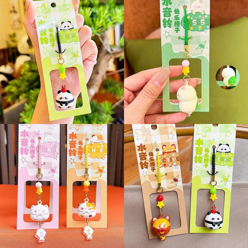 Creative Cartoon Cat Water Sound Bell Keychain For Kids And Teens Gift