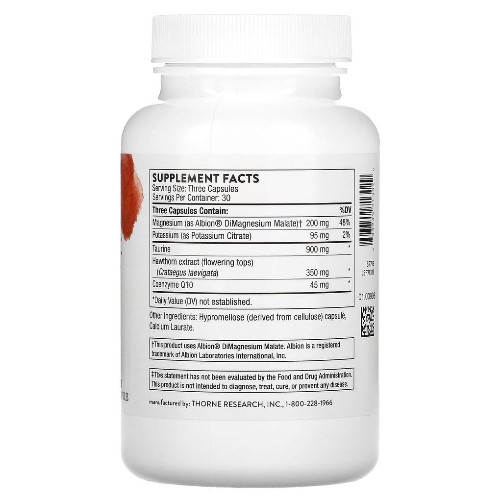 Thorne Heart Health Complex with CoQ10 and Hawthorn, 90 Capsules