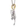 Lovely Cat Pendant Necklace Simple Collar Necklace Neck Chain Y2K Cute Animal Neck Chain Fashion Statement Jewelry