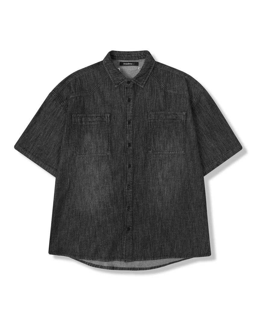 AVANDRESS Cooling Western Short-Sleeve Denim Shirt - 2Col