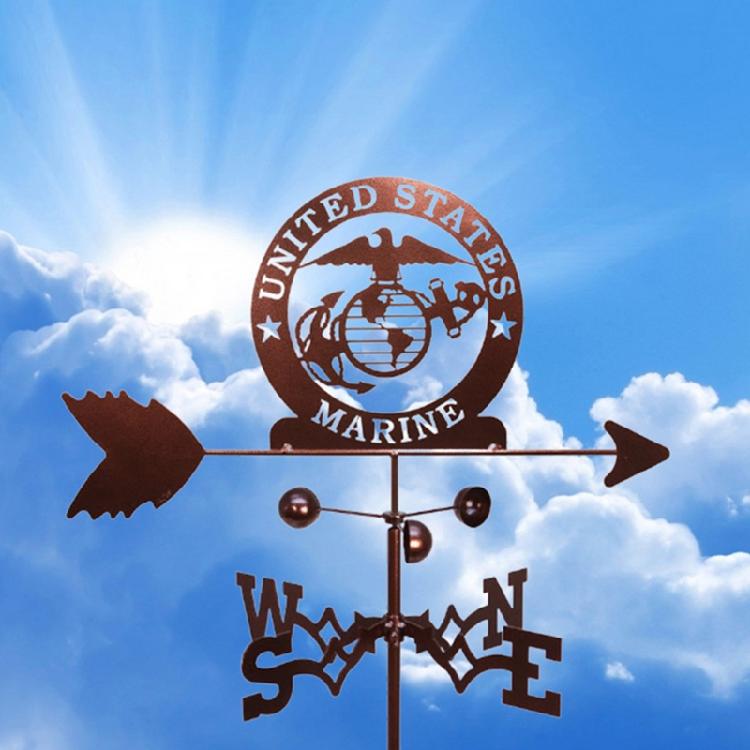 Ретро Фермерский Пейзаж Садовый Колышек Флюгер Профессиональные Измерительные Инструменты Патио