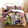 3d Print Anime JoJo's Bizarre Adventure Bedding Set Single Twin Full Queen King Size Bed Set Adult Kid Bedroom Duvet Cover Sets