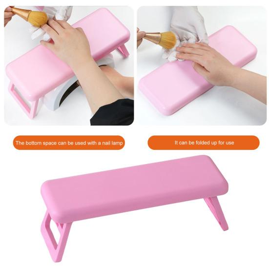 Nail Arm Rest Foldable Plastic Nail Hand Rest Manicure Arm Rest Stand Hand Pillow Nail Art Accessories