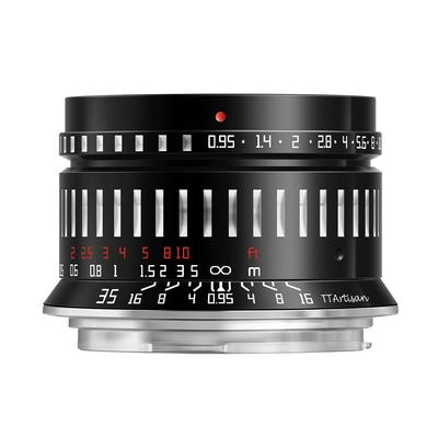 TTArtisan 35mm C с креплением RF, Черный x Meisho Optical F0.95 Объектив для APS-C, Серебристый,