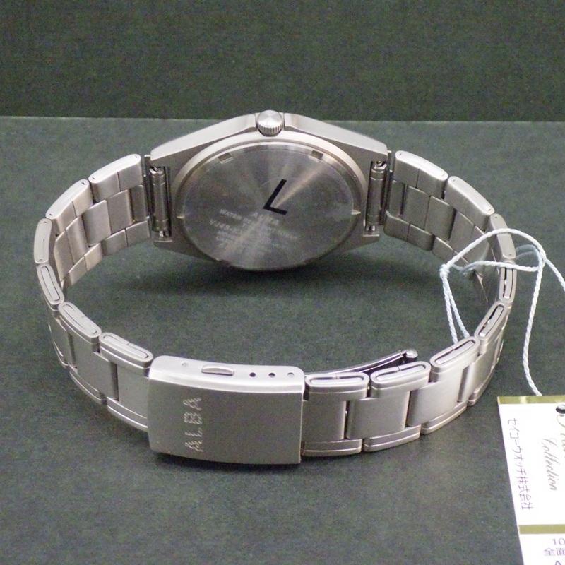 SEIKO ALBA AEFJ409 Титановые часы с полностью люминесцентным циферблатом, Водонепроницаемость 10 АТМ, Отображение дня недели/даты, Ударопрочные, Мужские