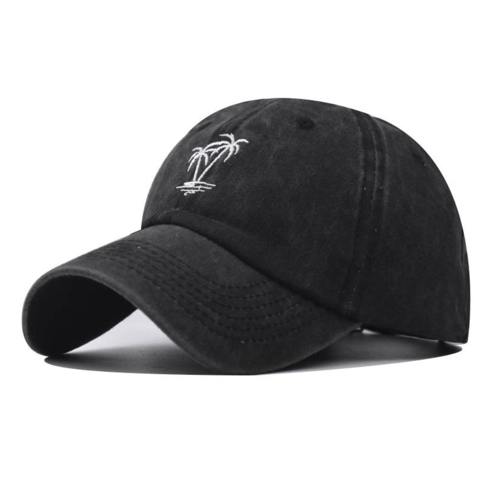 Thin Embroidery Baseball Hat Retro Washed Cotton Baseball Cap Apparel Accessories Shade Hat Men