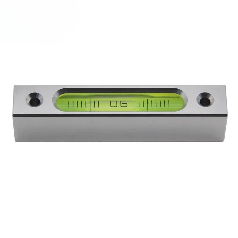 Металлический стержневой уровень 100 Высокоточный 0,02 Механический слесарный пузырьковый уровень