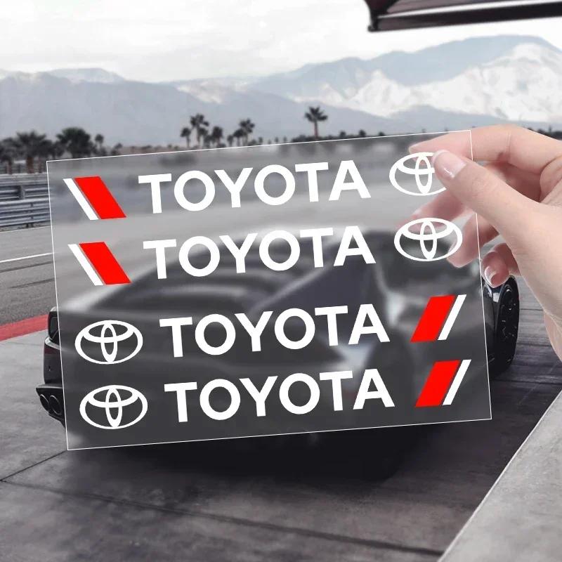 4 шт./комплект Наклейка на ручку двери автомобиля Для Toyota RAV4 Camry Corolla Levin Yaris Reiz Vios Highlander CHR Avalon Автоаксессуары