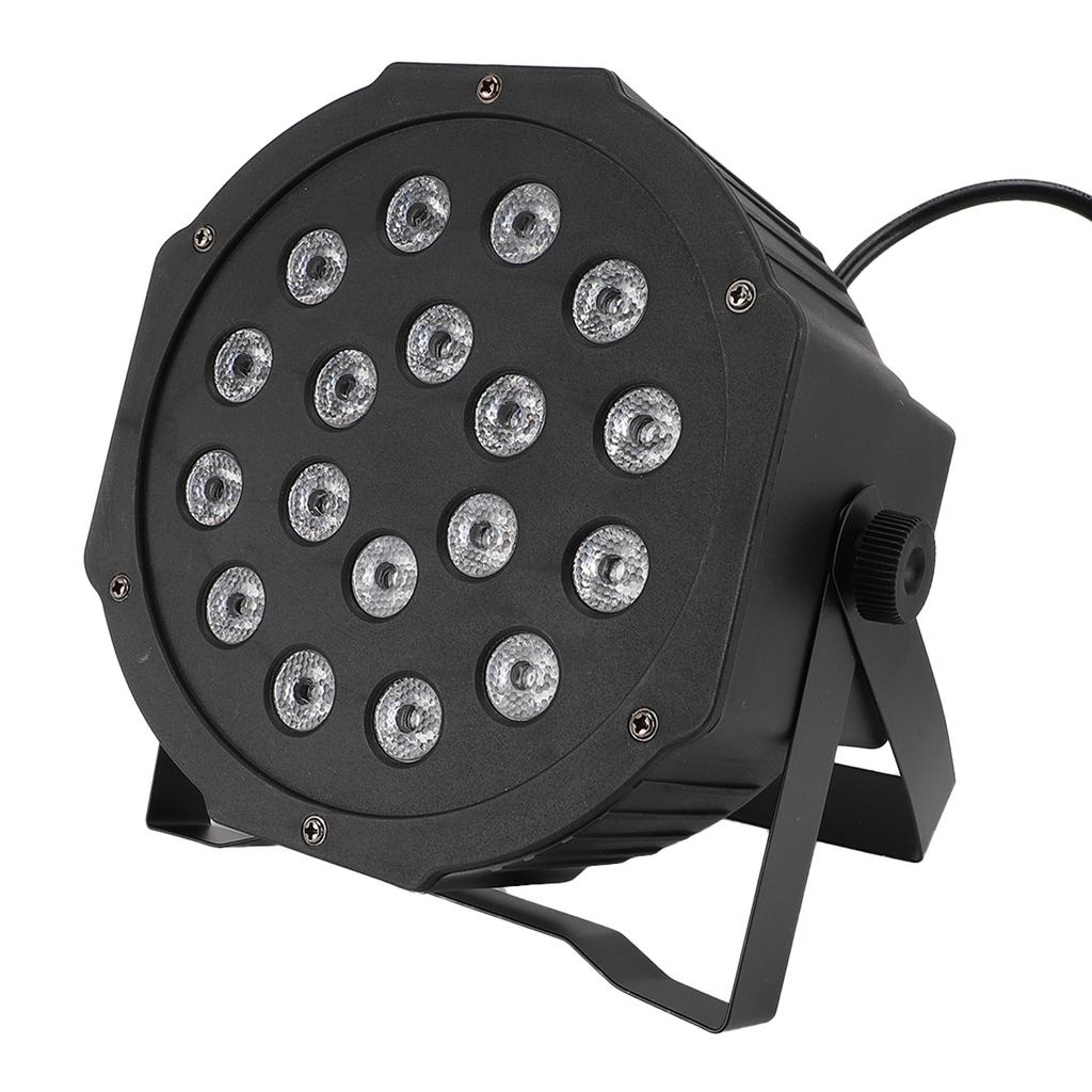 Светодиодный сценический свет 18 X 1 Вт, звуковая активация, управление DMX 512, RGB, Par Can Light для вечеринки, свадьбы, клуба