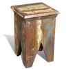 VidaXL Stool Solid Reclaimed Wood